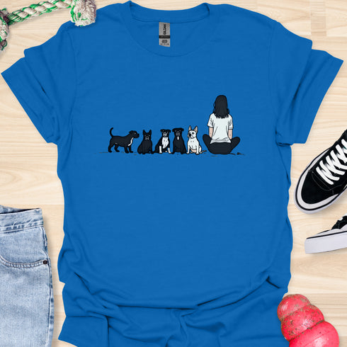 Just a girl who loves bulldogs - V2 - 3D Text T-Shirt